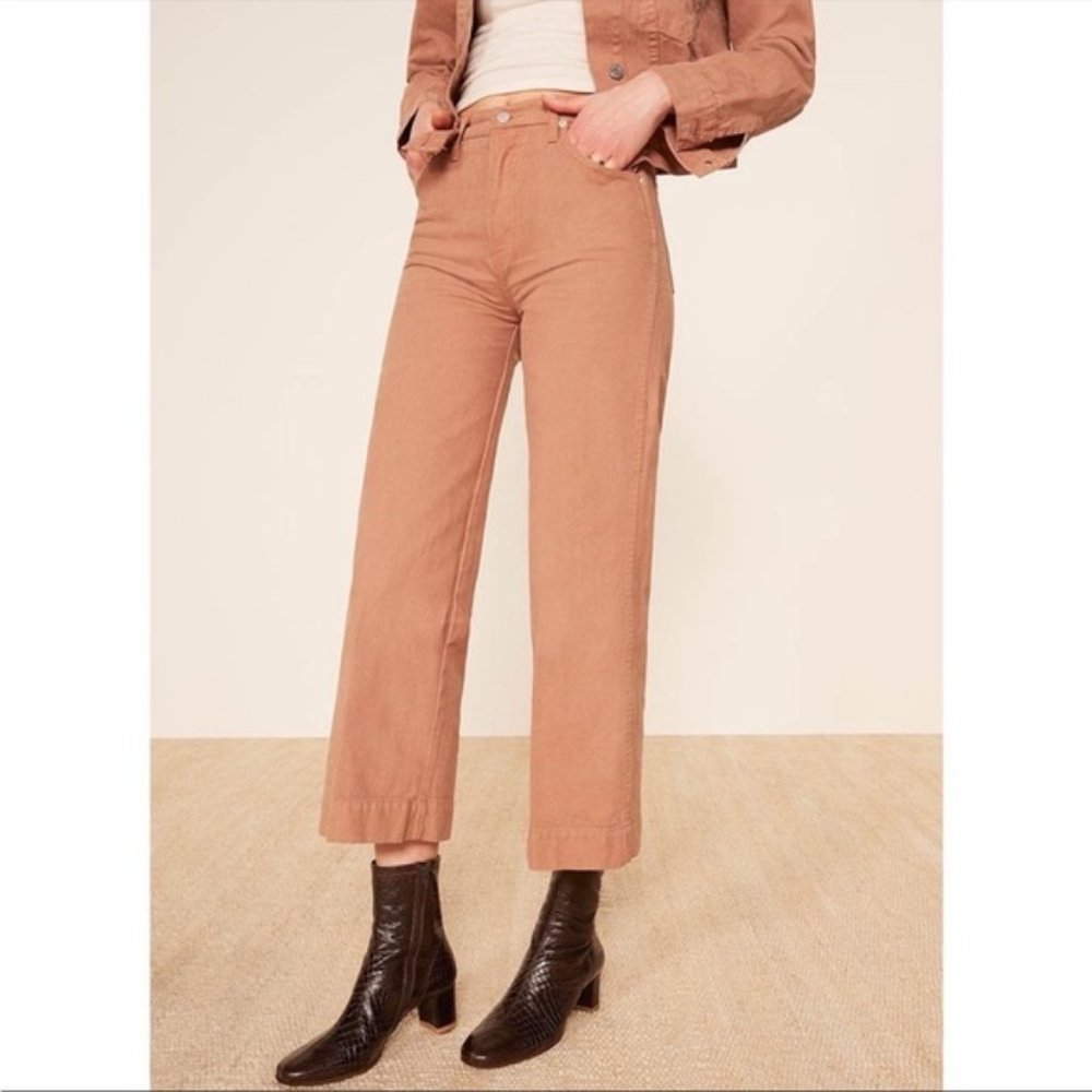 Reformation cherry pant in nutmeg size 27